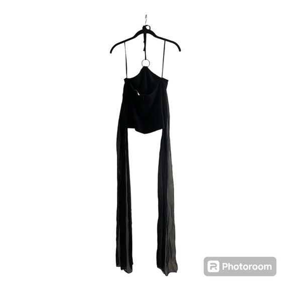 St John evening jewel halter top